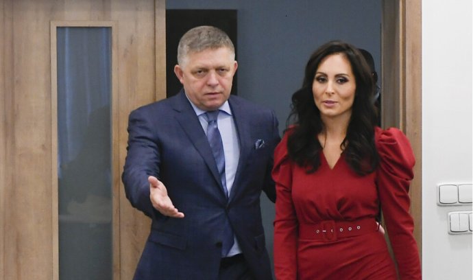 Robert Fico és Zuzana Dolinková. Fotó - TASR
