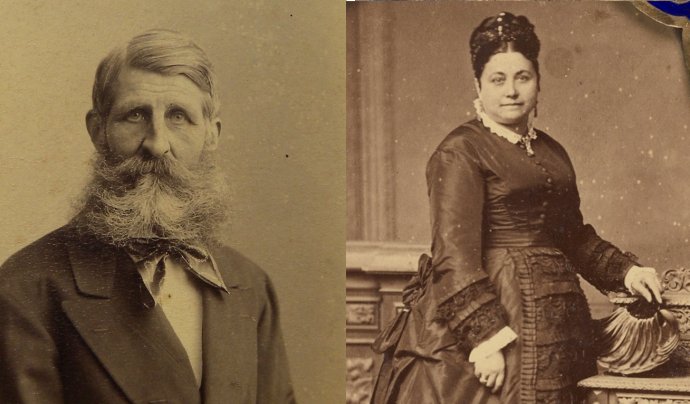 Andrássy Dénes gróf és felesége Andrássy Franciska