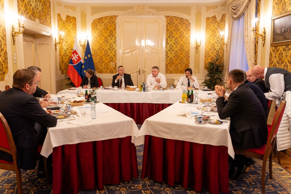 Zasadnutie koaličnej rady. Foto – Úrad vlády SR