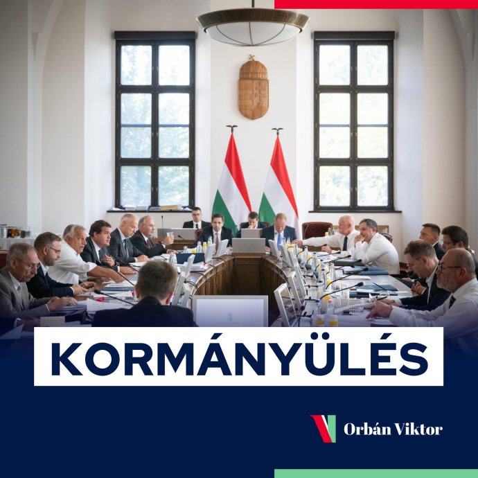 Zasadnutie maďarskej vlády. Foto - FB/Viktor Orbán