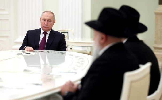 Putin má v židovskej obci v Rusku svojich stúpencov. Foto - Kremlin.ru