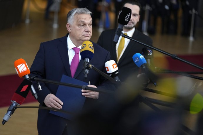 Orbán Viktor az EU-csúcson. Fotó - TASR/AP