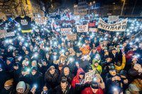 Proti novele Trestného zákona chodia protestovať desaťtisíce ľudí. Foto N - Tomáš Benedikovič