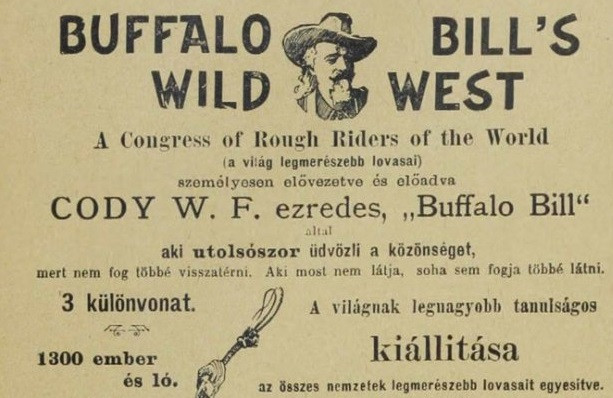 Így csábította Buffalo Bill a magyar nézőket. Fotó - nyiregyhaza.hu