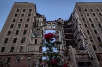 Zničená budova miestnej vlády v Mykolajive. Ilustračné foto N - Tomáš Benedikovič