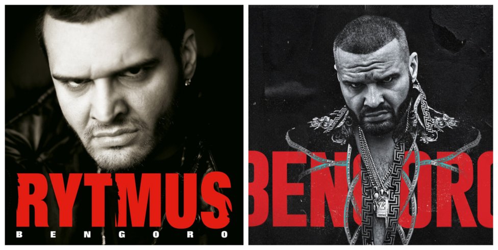 Nájdi 10 rozdielov - obaly albumov Bengoro (2006) a Bengoro II (2023).