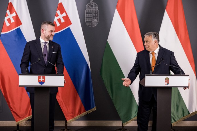Peter Pellegrini és Orbán Viktor. Fotó - NRSR