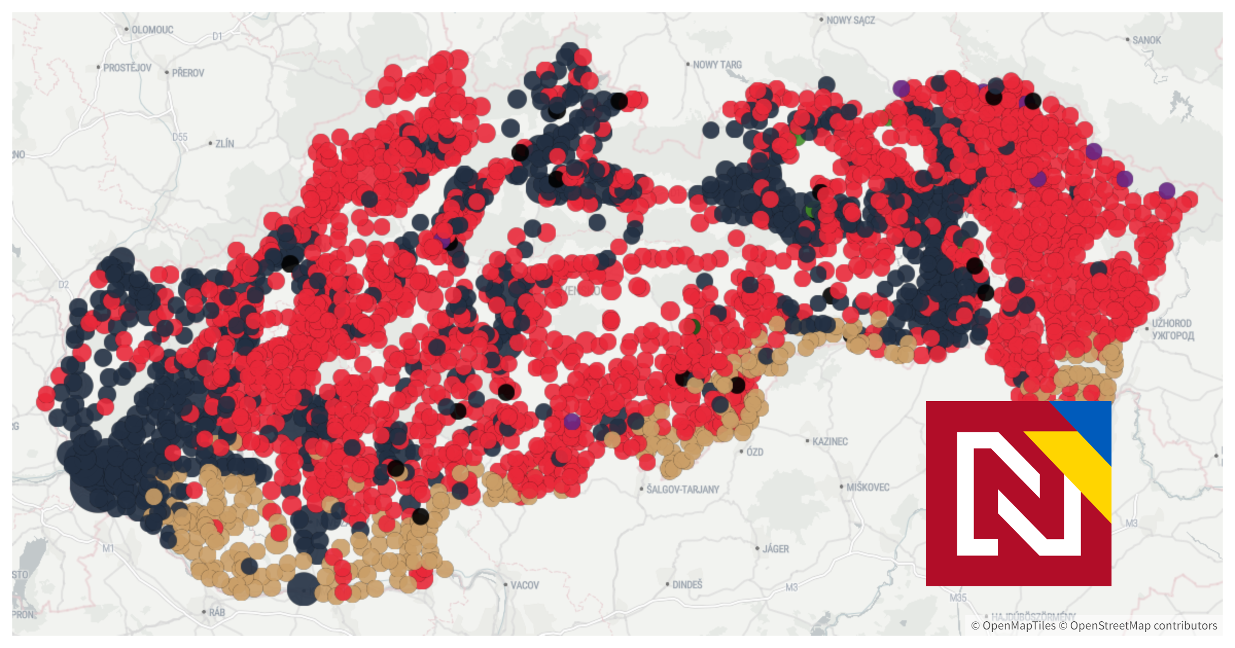 Pozrite sa, ako volili vaši susedia (+ mapa Slovenska) — Denník N