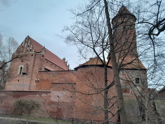 Olštýnsky hrad, na ktorom pôsobil Mikuláš Kopernik. Foto - autor