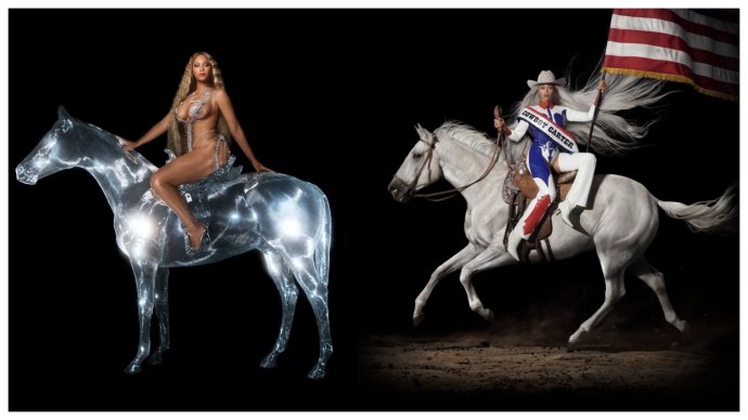 Beyoncé na albumoch Rennaissance (2022) a Cowboy Carter (2024). Foto - Parkwood/Columbia