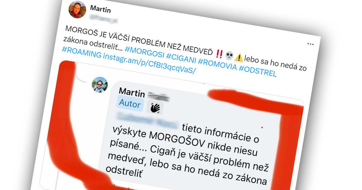 Po návšteve Veľkého Krtíša bol v&nbsp;šoku a&nbsp;písal o&nbsp;odstrele Rómov. Pre jeho príspevok vznikol spor medzi Slovenskom a&nbsp;Twitterom