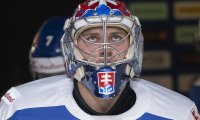 Slovenský hokejový reprezentant Samuel Hlavaj. Foto – TASR/Martin Baumann