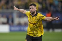 Niclas Füllkrug je hrdinom Dortmundu. Jediným gólom rozhodol prvý semifinálový zápas Ligy majstrov. Foto - TASR/AP