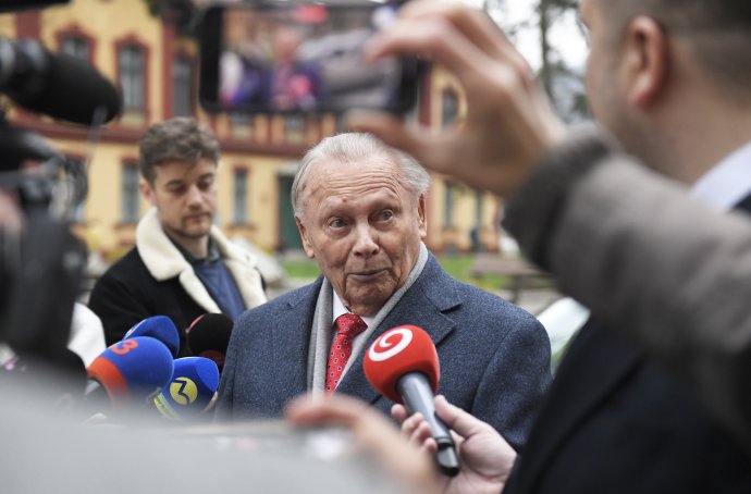 Rudolf Schuster počas prezidentských volieb v marci 2024. Foto - TASR
