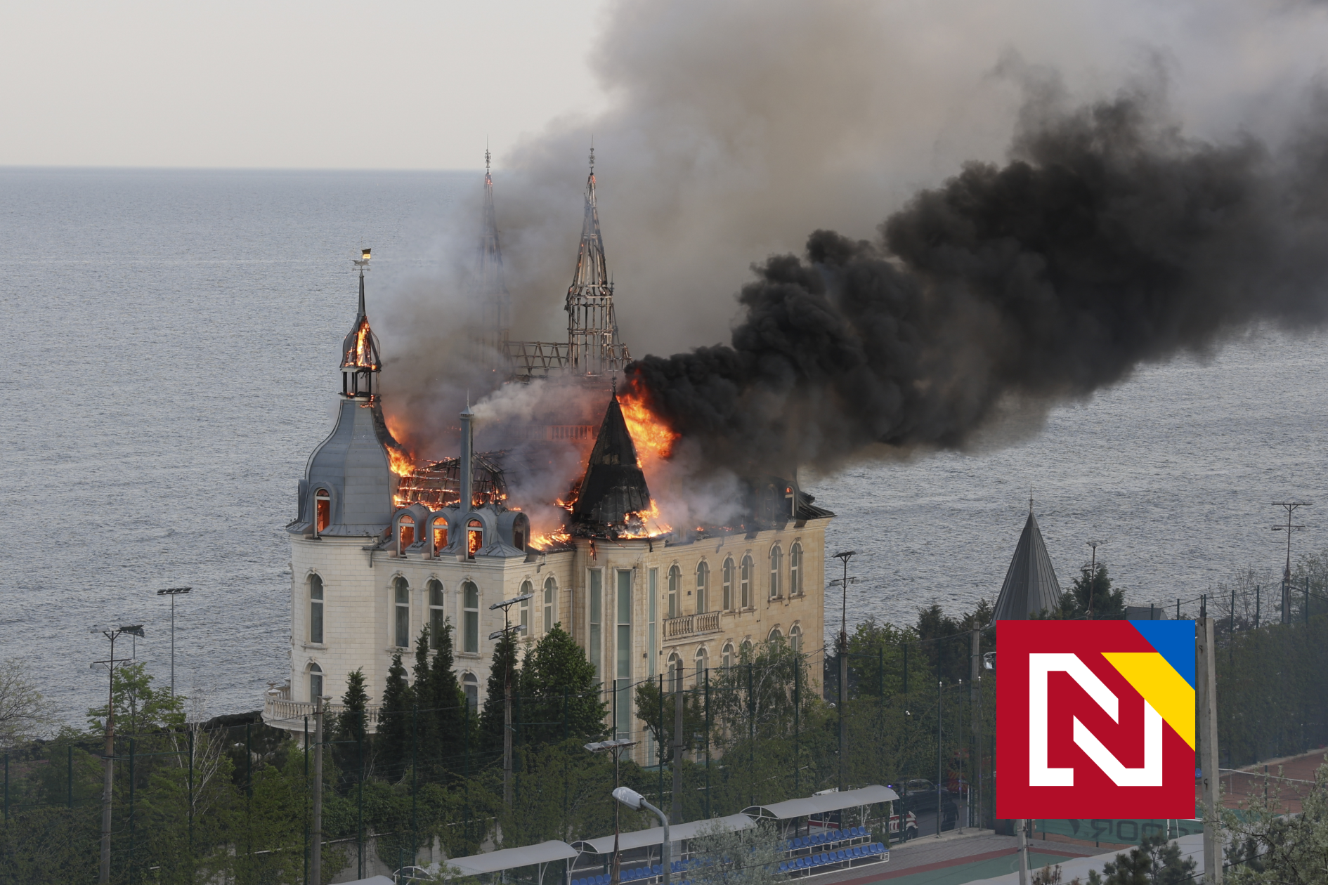 Château, bureau de poste et gymnase d’Harry Potter incendiés.  La Russie intensifie ses attaques contre Odessa avec une arme insidieuse