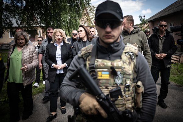 Ako sa Čaputová lúčila s&nbsp;Ukrajinou: ochranka s&nbsp;rušičkami proti dronom a&nbsp;dobrý imidž Slovenska vďaka zbierke