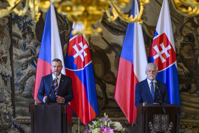 Peter Pellegrini és Petr Pavel. Fotó – TASR