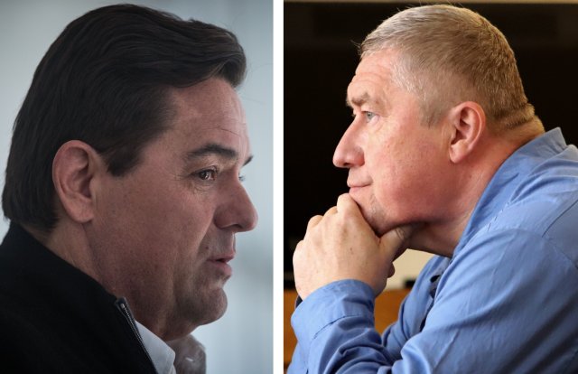 Marian Kočner a Dušan Kováčik. Foto N - Tomáš Benedikovič (1), TASR (2)