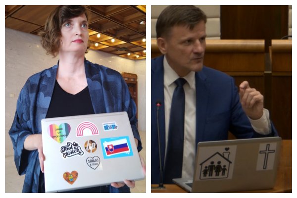V&nbsp;parlamente možno úplne zakážu nálepky. Ak je problém dúha, tak aj tetovanie či uniforma, reaguje opozícia