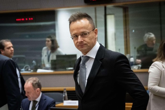 Szijjártó Péter a Külügyek Tanácsán Brüsszelben. Fotó - SzP / Facebook