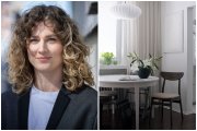 Jedálenské sedenie je pre mňa taký byt v byte, na stole nikdy nechýbajú čerstvé kvety, hovorí architektka Minariková