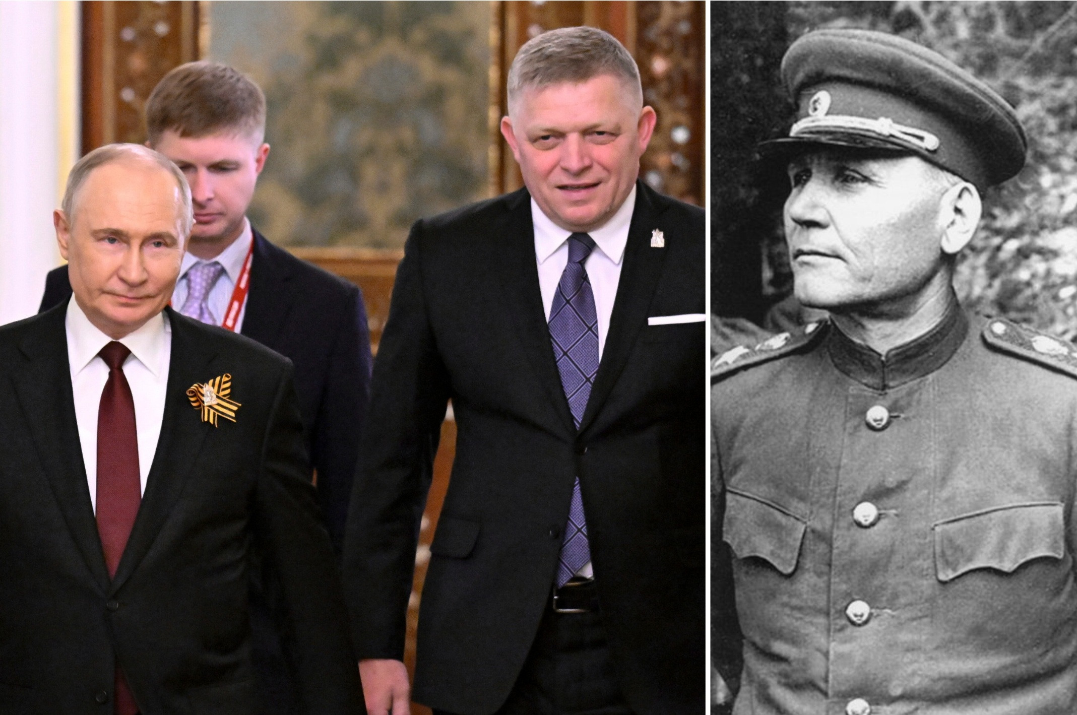 Fico chce stavať pomník Konevovi, ktorého Praha dala dole. Putinovi sa nápad páči