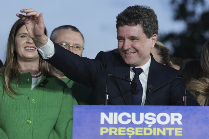 Nicușor Dan. Fotó - TASR/AP