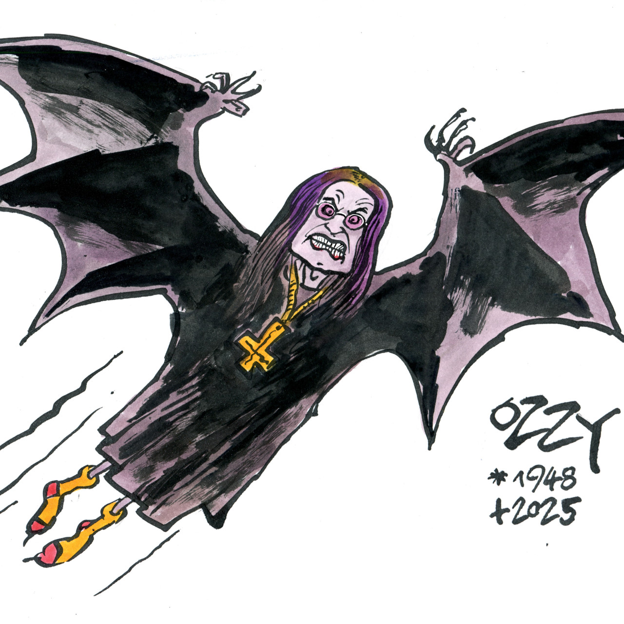 Danglár: Ozzy Osbourne 1948 - 2025 (22.7.2025)