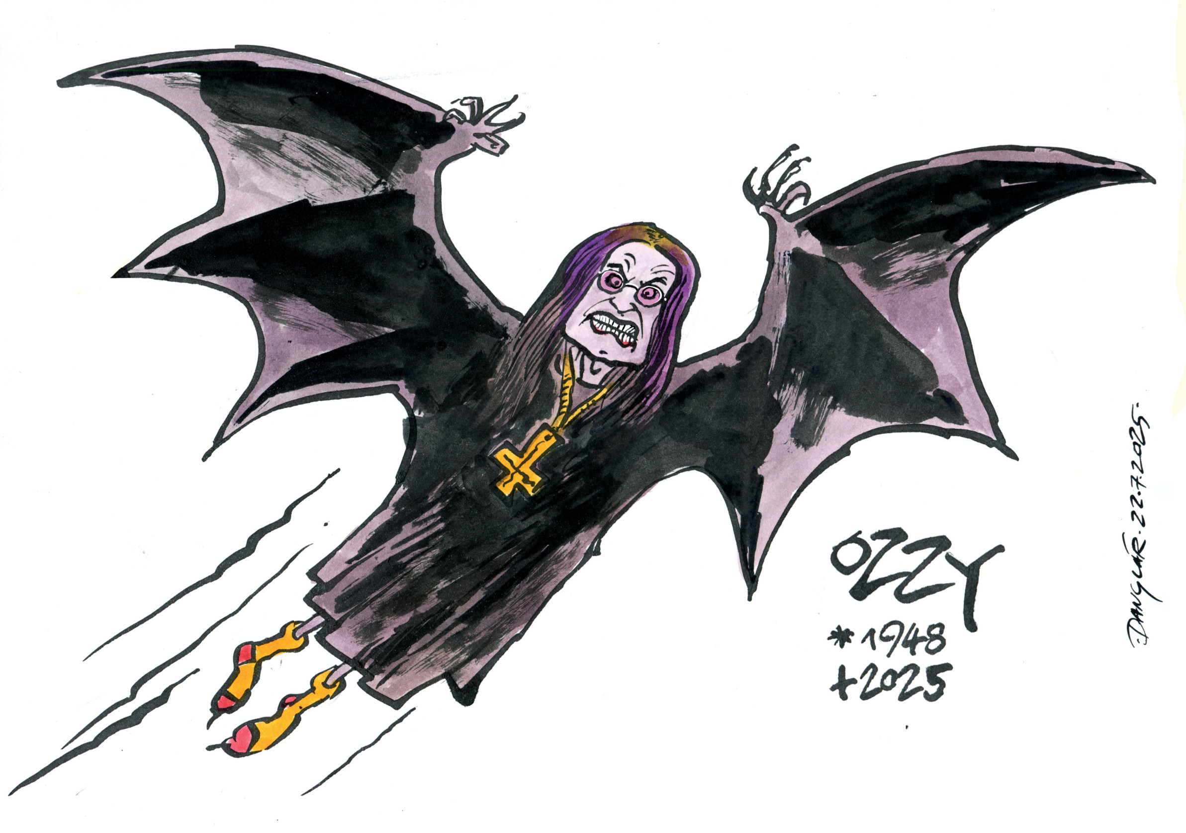 Danglár: Ozzy Osbourne 1948 - 2025 (22.7.2025)