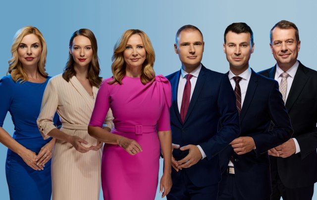 Moderátori Správ STVR. Foto - STVR