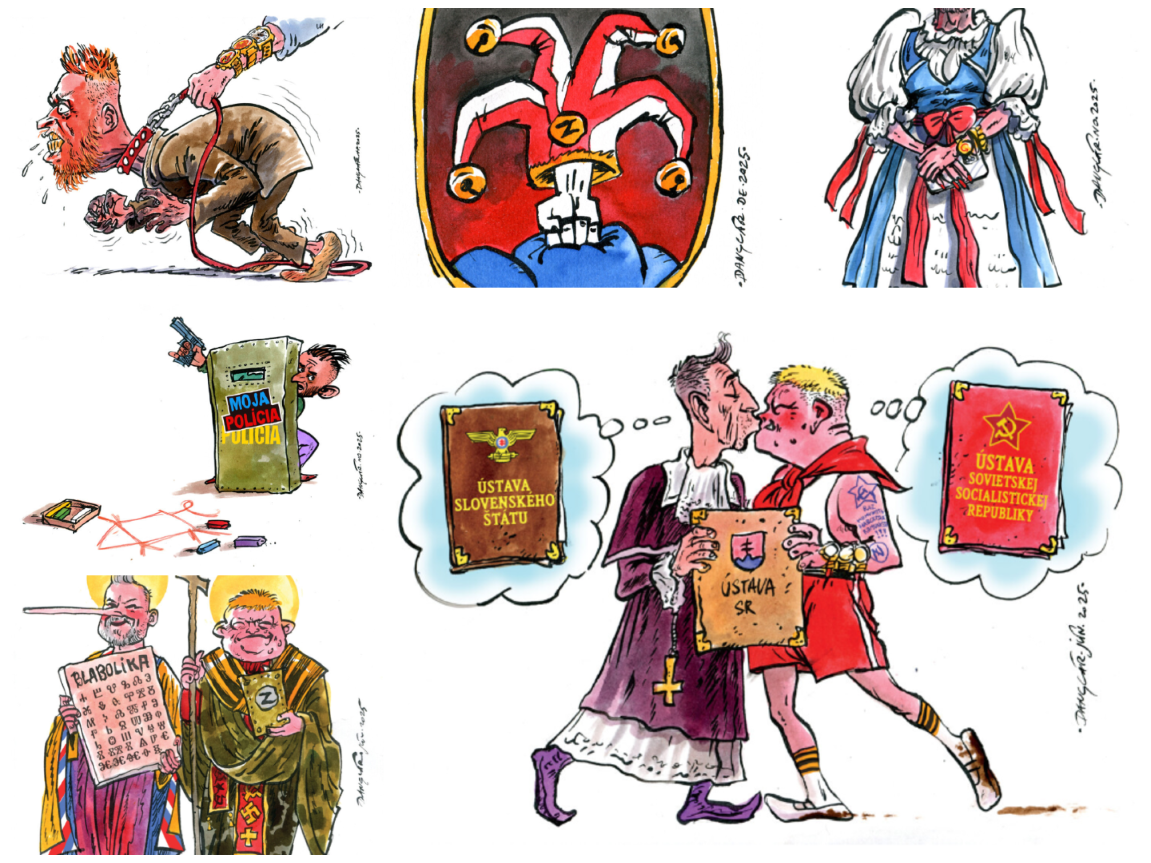 Najlepšie Danglárove karikatúry roka 2025 (24.12.2025)