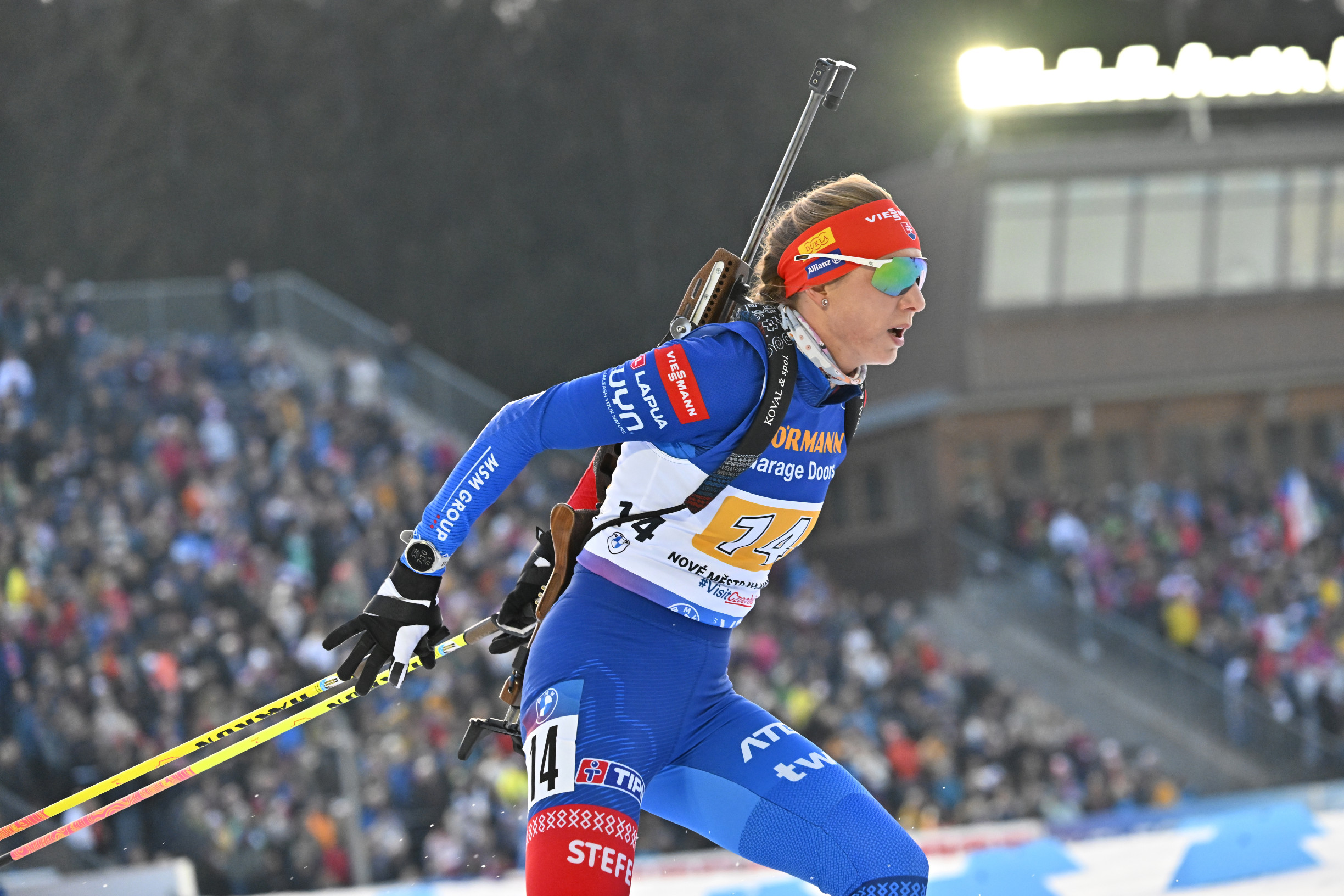 Anastasia Kuzmina ide v 41 rokoch na štvrtú olympiádu. Skončila, aby nebola iba do počtu, vrátila sa, keď ju biatlon potreboval