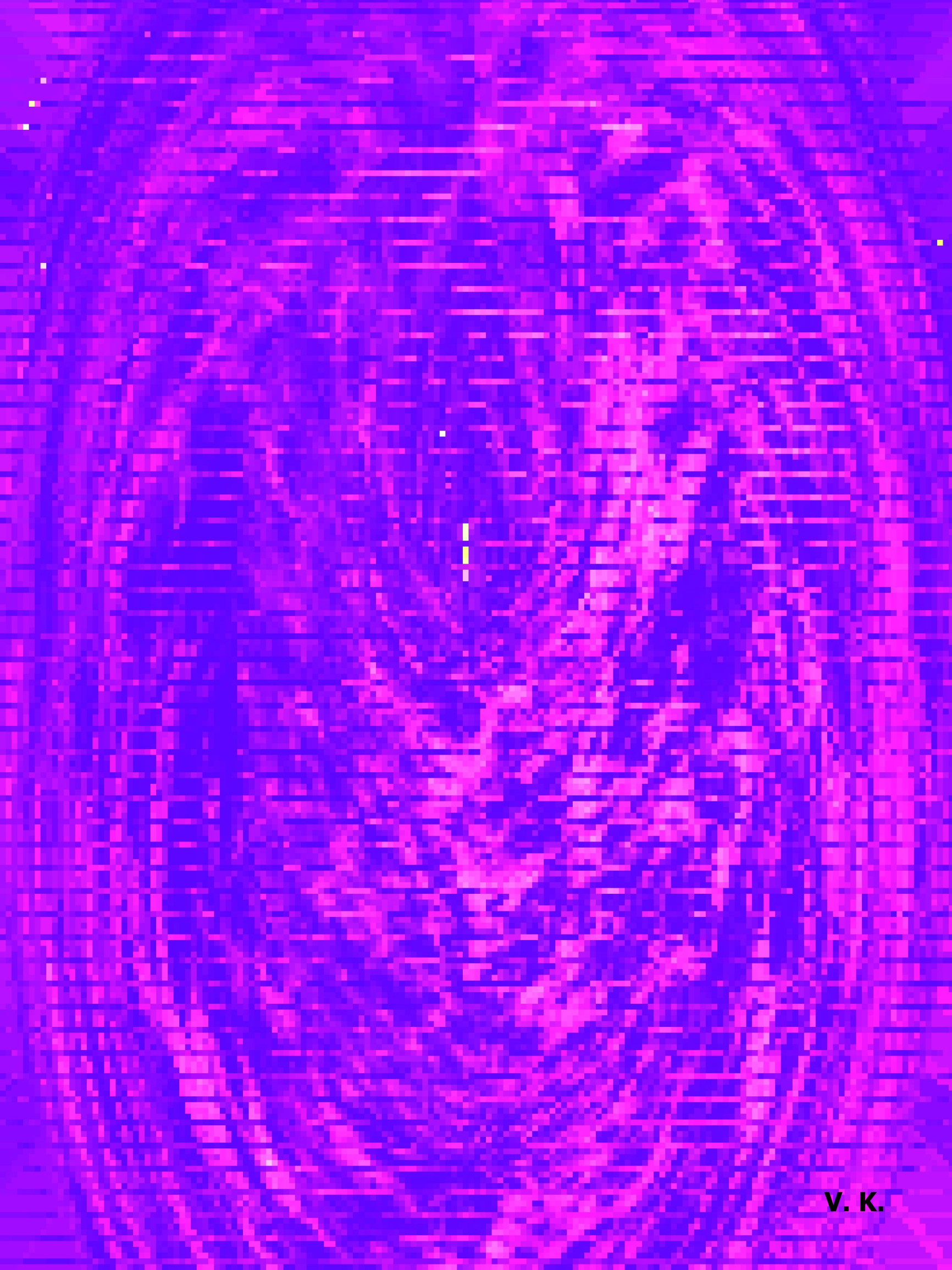 Abstrakce tulipánu (leden 2026)