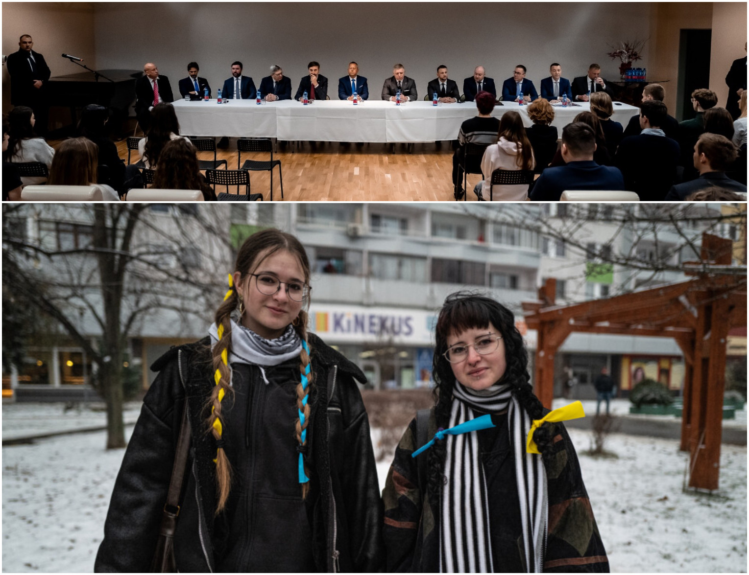 Študenti čakali diskusiu o zahraničnej politike s členmi vlády, väčšinu času hovoril Robert Fico (+ video)