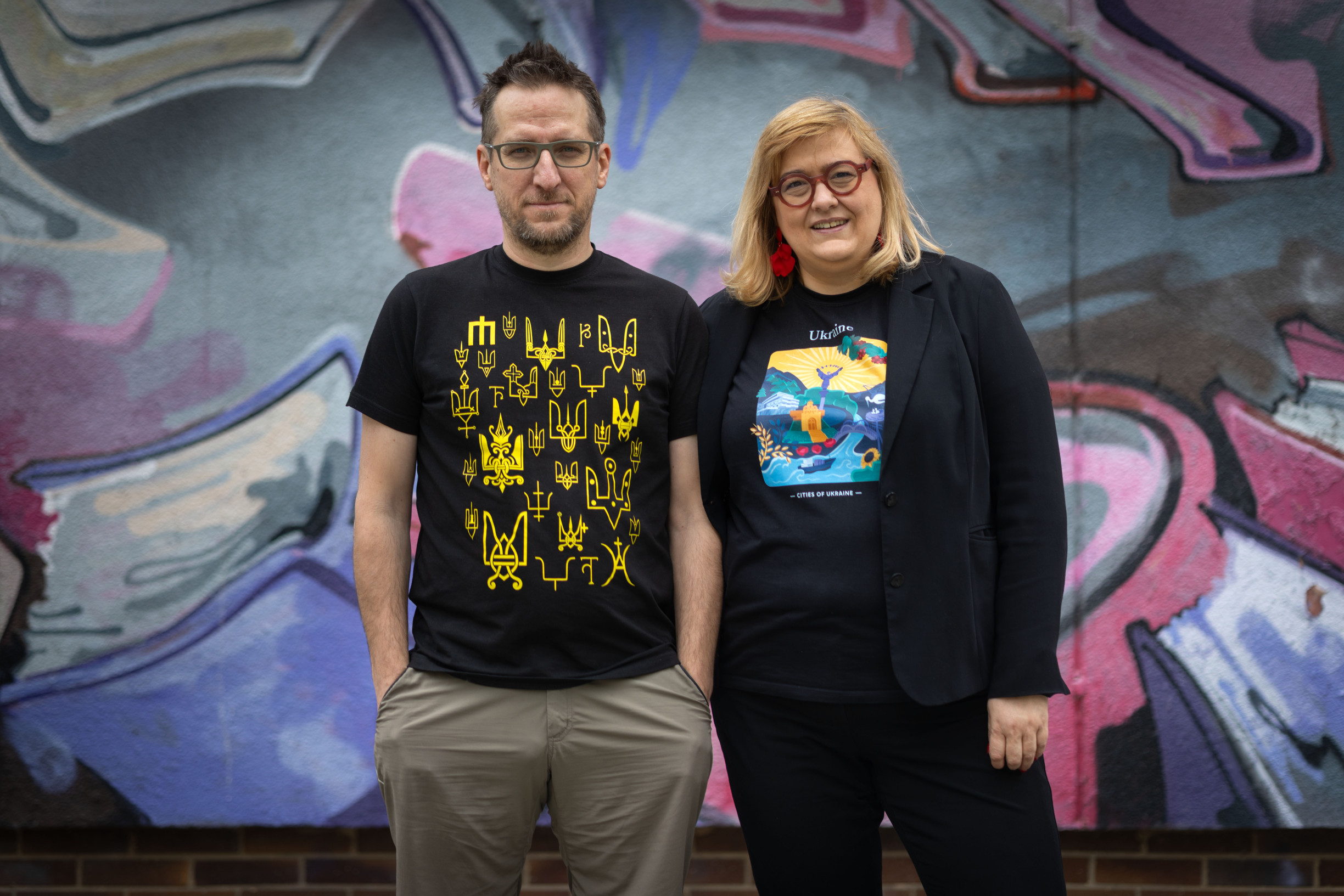 Videli sme obrovskú zlomyseľnosť Rusov aj veľkú vôľu Ukrajincov žiť a napraviť zlo, vravia Kristína Uhlíková a Peter Popluhár