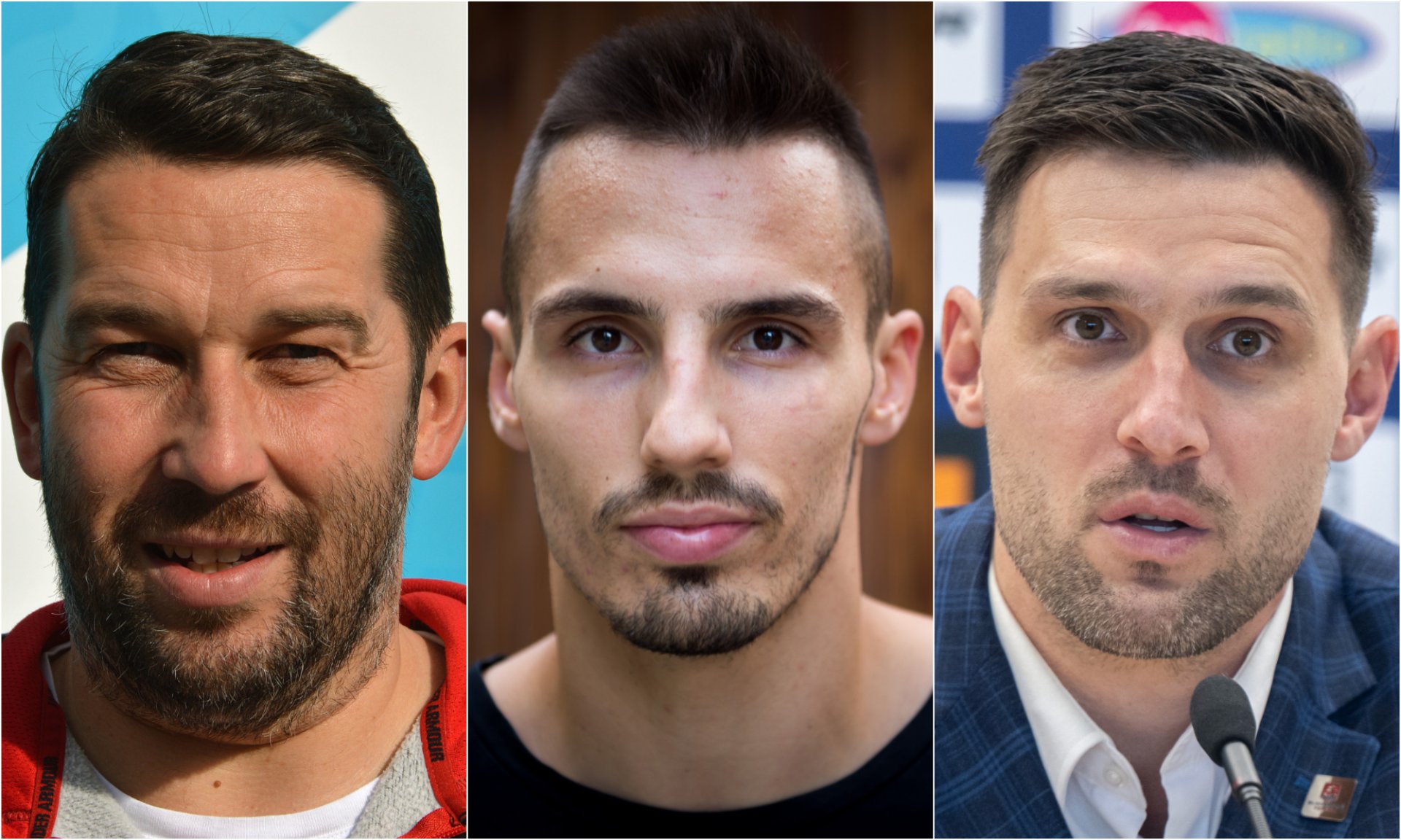 Ján Laco, Branislav Rapáč a Ivan Švarný. Foto – N, TASR; koláž – N