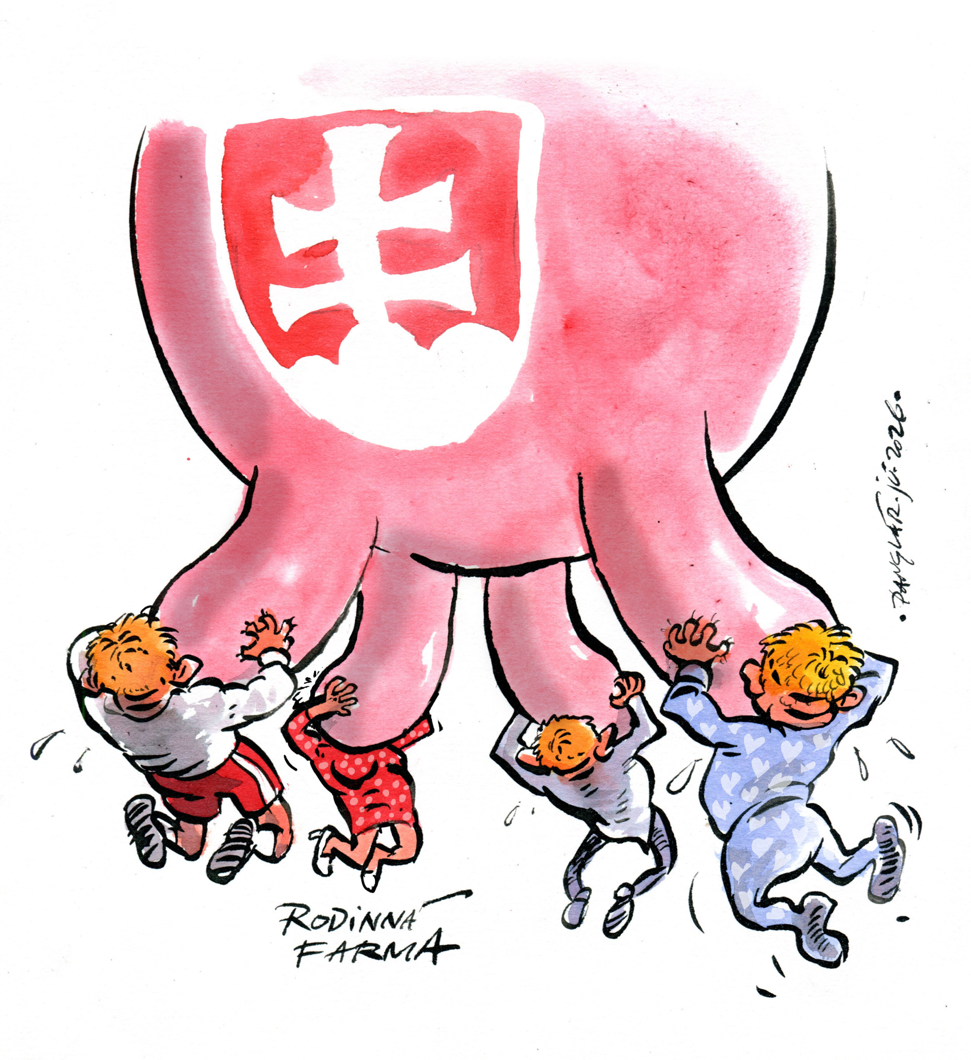 Danglár: Nacucnutá rodinka