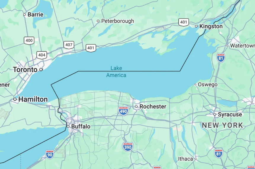 Môže Trump meniť geografiu? Google mapy už Američanom ukazujú Americké jazero
