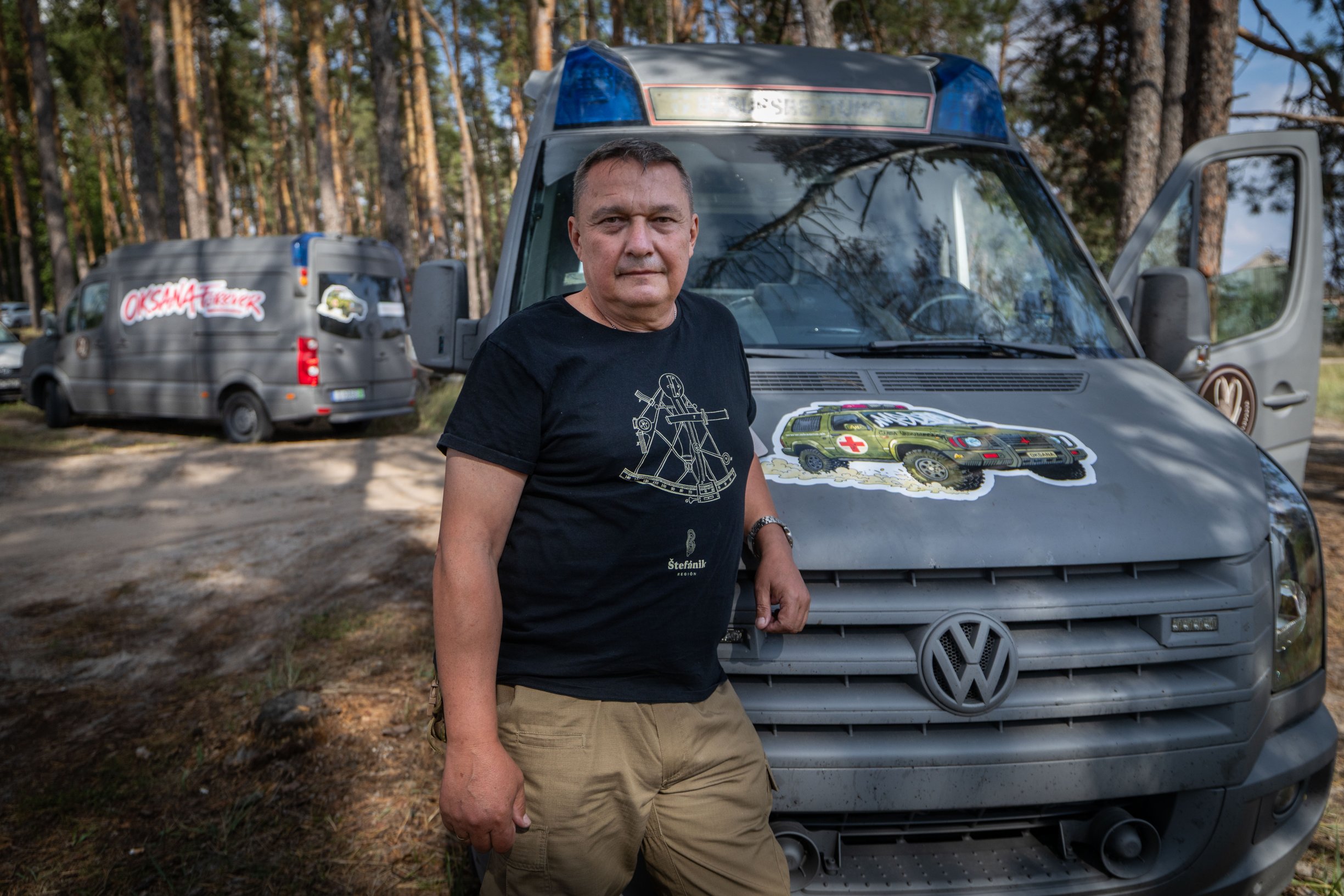 Cesta s generálom Zmekom na Donbas: Som optimista, rakety Ukrajinu nezlomia