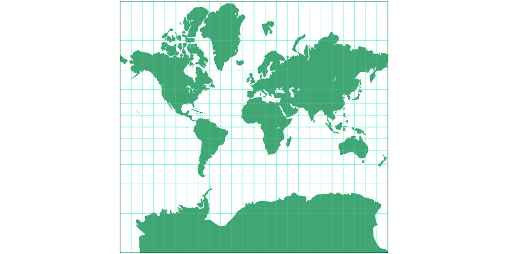 Žiadna mapa sveta nie je celkom správna. Ani Mercatorova, ani tá vaša